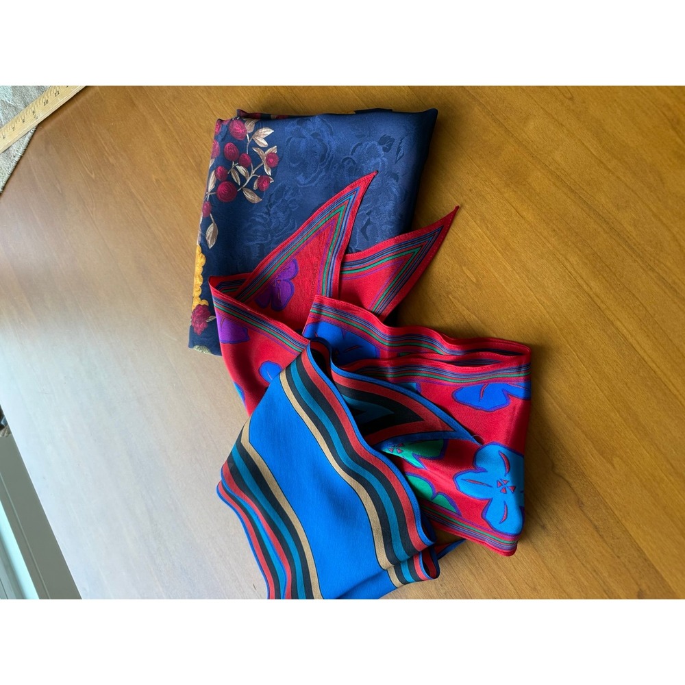 Lot of 3 silk scarves. Liz Claiborne